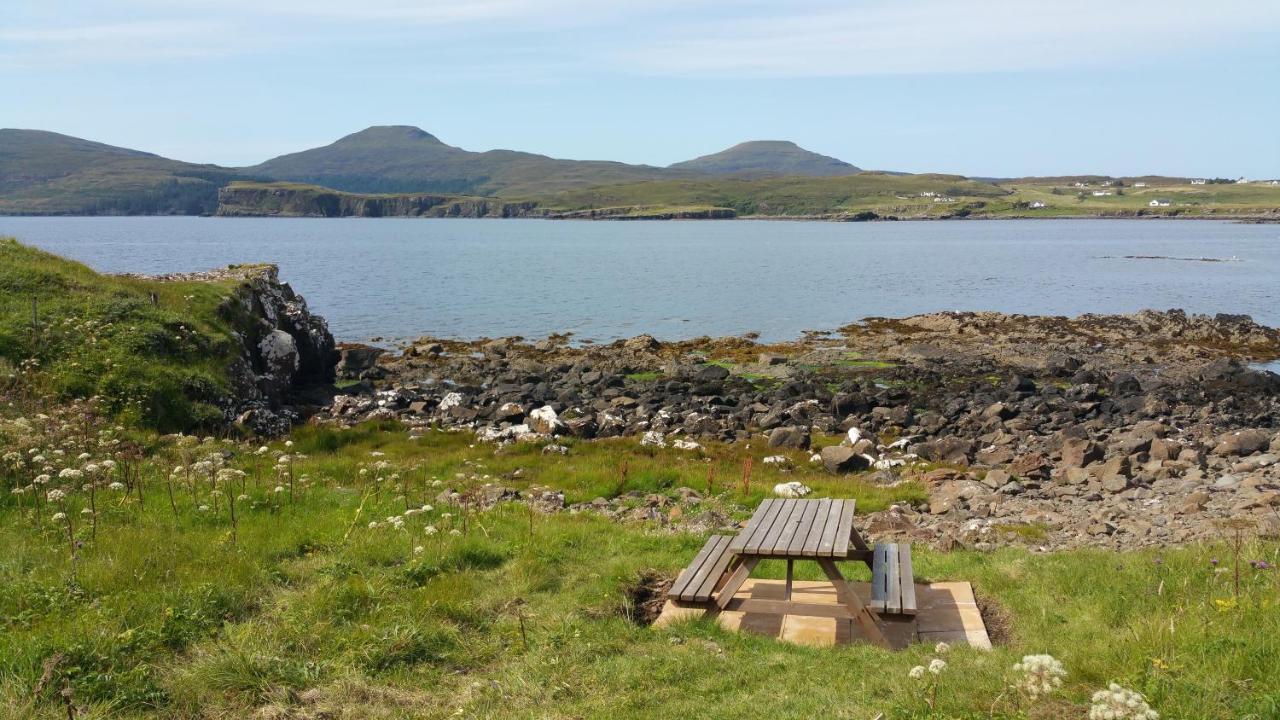 Harlosh Log Cabins Dunvegan  Buitenkant foto