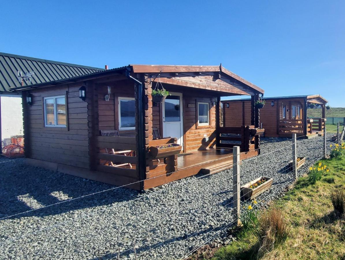 Harlosh Log Cabins Dunvegan  Buitenkant foto