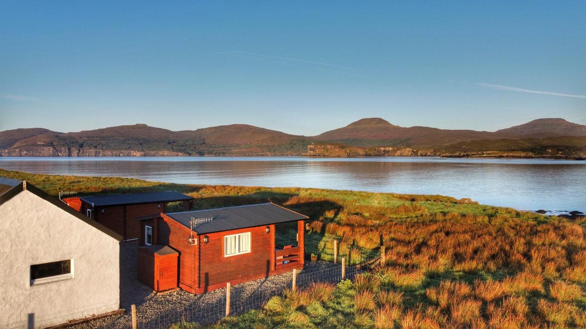 Harlosh Log Cabins Dunvegan  Buitenkant foto
