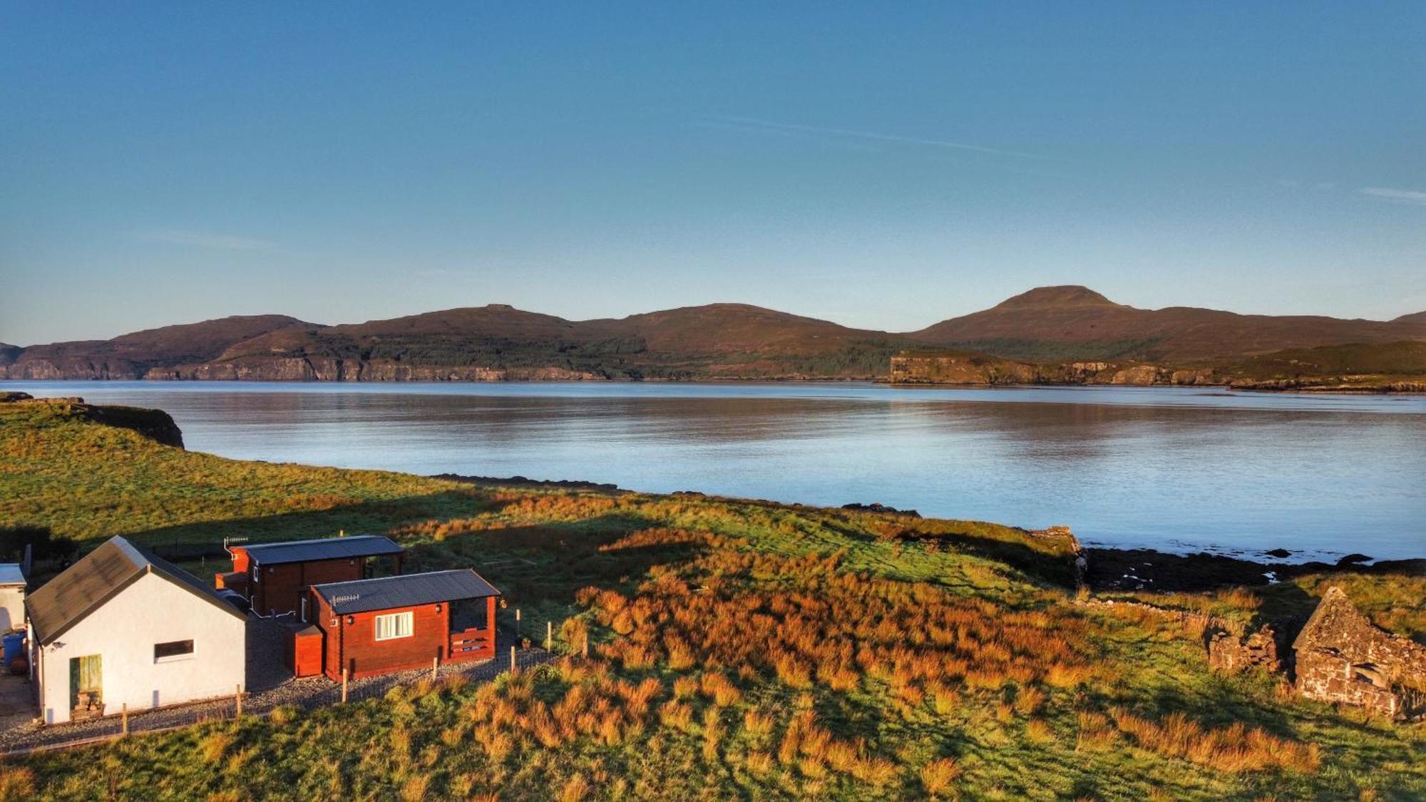 Harlosh Log Cabins Dunvegan  Buitenkant foto